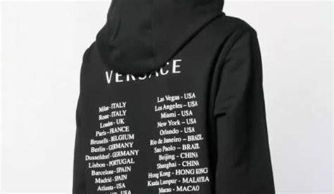 Versace in trouble for tops implying Hong Kong is not part of 